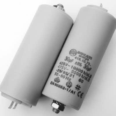 Aanloop / Running- Condensator met AMP Connectors